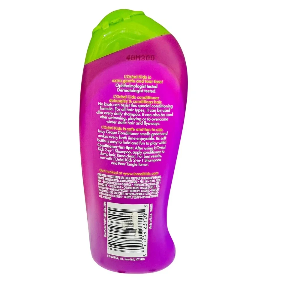 L'Oreal Kids Extra Gentle Conditioner Juicy Grape Paraben Free Discontinued, 9oz